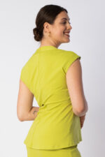 Shirt Monique Farbe pistazie , Rückenansicht