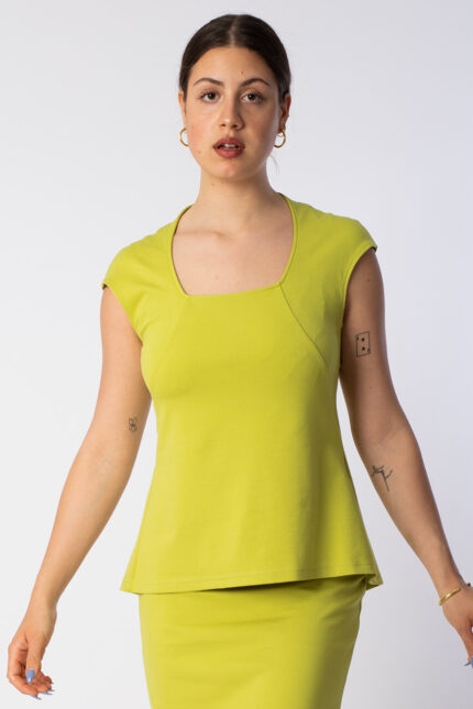 Shirt Monique Farbe pistazie front