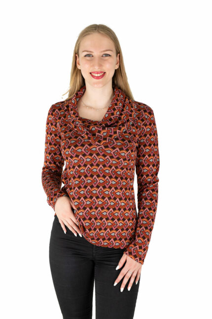Shirt Klara RetroOrange Front